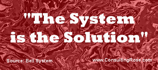 The system is the solution